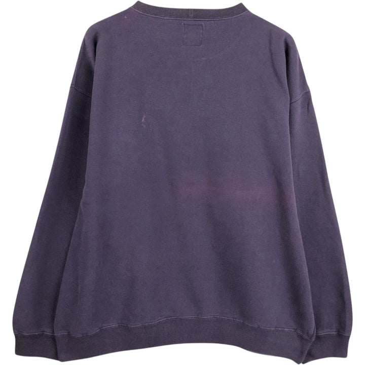 90'S GAP Old Gap Plain Blank Sweatshirt, Made in USA, Men's XL equivalent, Vintage cotton navy blue type Vintage Second Hand