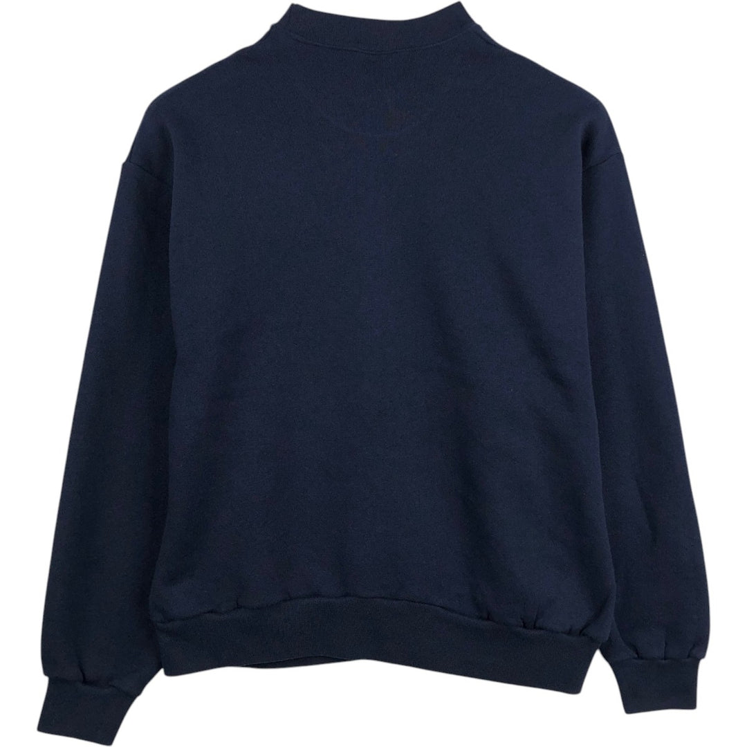 90'S BEAVER CREEK Print Sweatshirt, Made in USA, Men's Size L (Equivalent), Vintage cotton navy blue type Vintage Second Hand