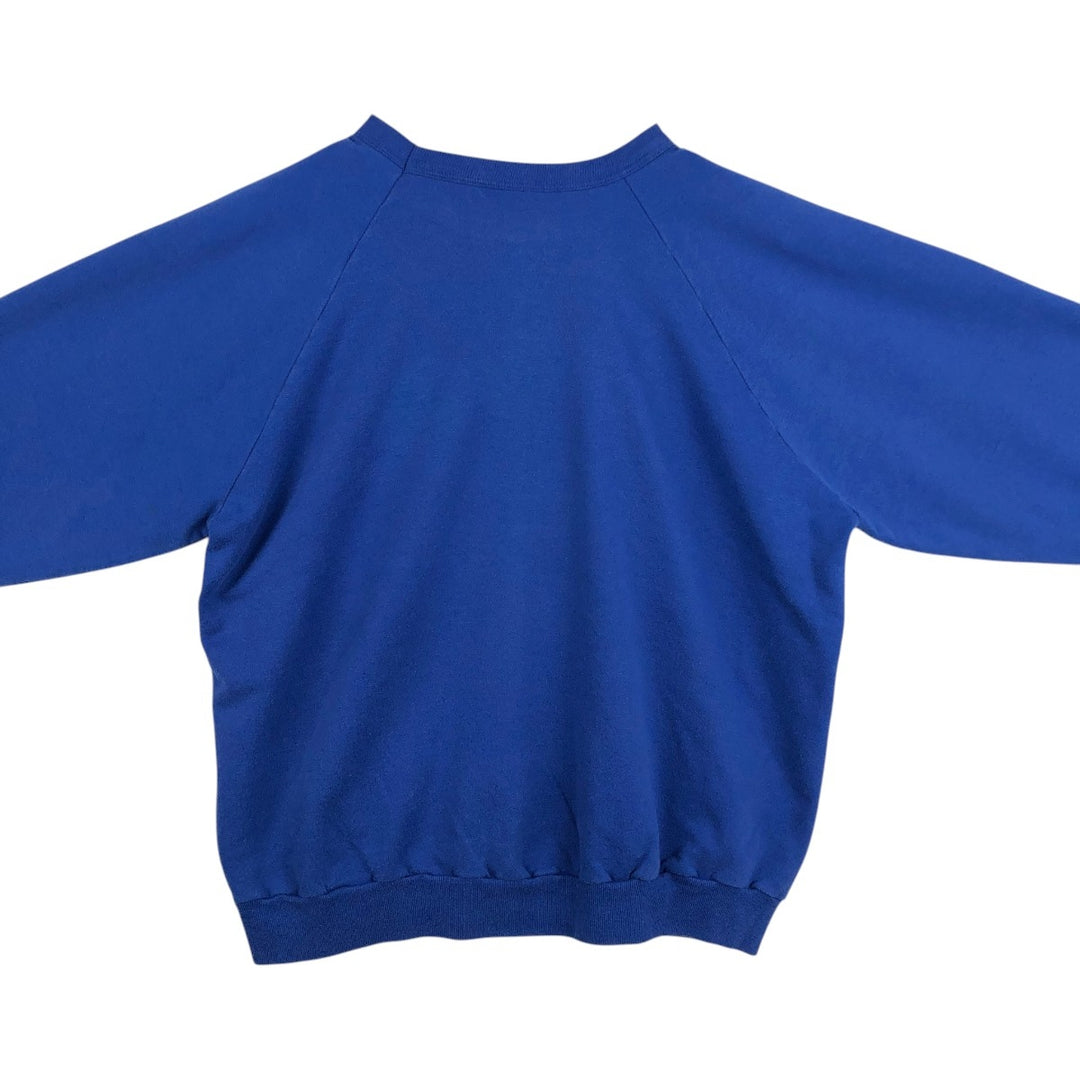 80'S Penmans Printed Sweatshirt, Made in Canada, Men's Size XL (approx.), Vintage polyester blue type Vintage Second Hand