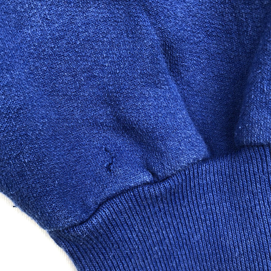 80'S Penmans Printed Sweatshirt, Made in Canada, Men's Size XL (approx.), Vintage polyester blue type Vintage Second Hand
