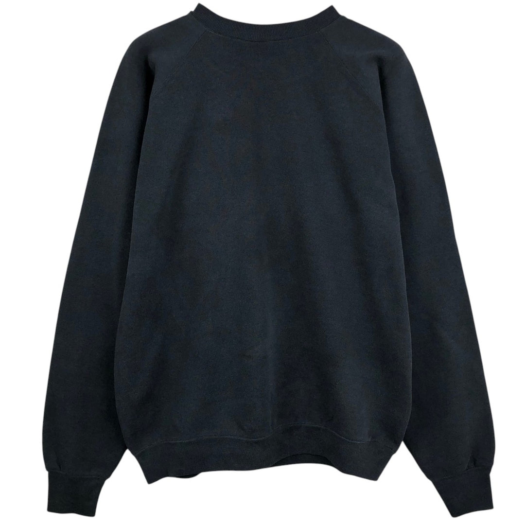 90'S Fruit of the Loom Gulf War Print Sweatshirt, Made in USA, Men's XL equivalent, Vintage cotton black type Vintage Second Hand