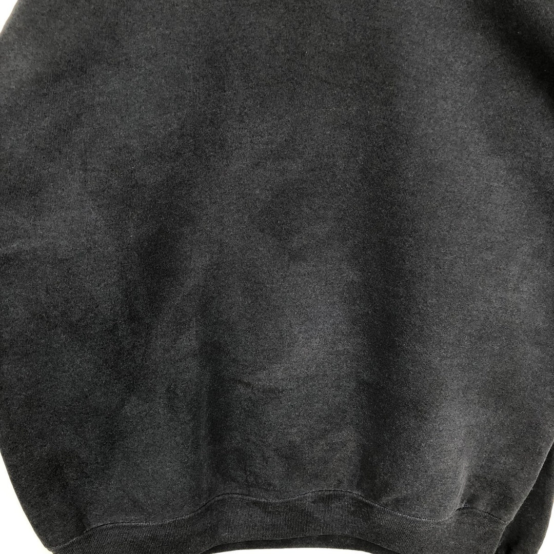90'S Fruit of the Loom Gulf War Print Sweatshirt, Made in USA, Men's XL equivalent, Vintage cotton black type Vintage Second Hand