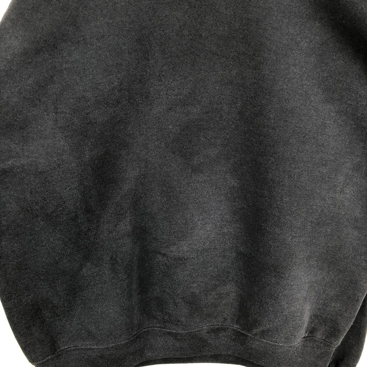 90'S Fruit of the Loom Gulf War Print Sweatshirt, Made in USA, Men's XL equivalent, Vintage cotton black type Vintage Second Hand
