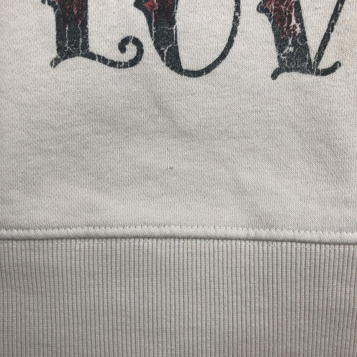DEF LEPPARD band sweatshirt, size M, men's cotton Beige type Vintage Second Hand