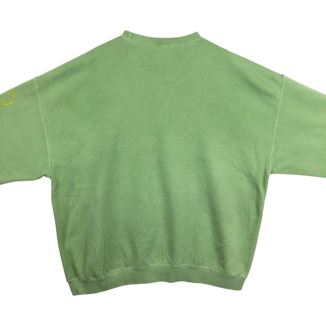 NIRVANA band sweatshirt, men's size XL unclear green type yellow green Vintage Second Hand