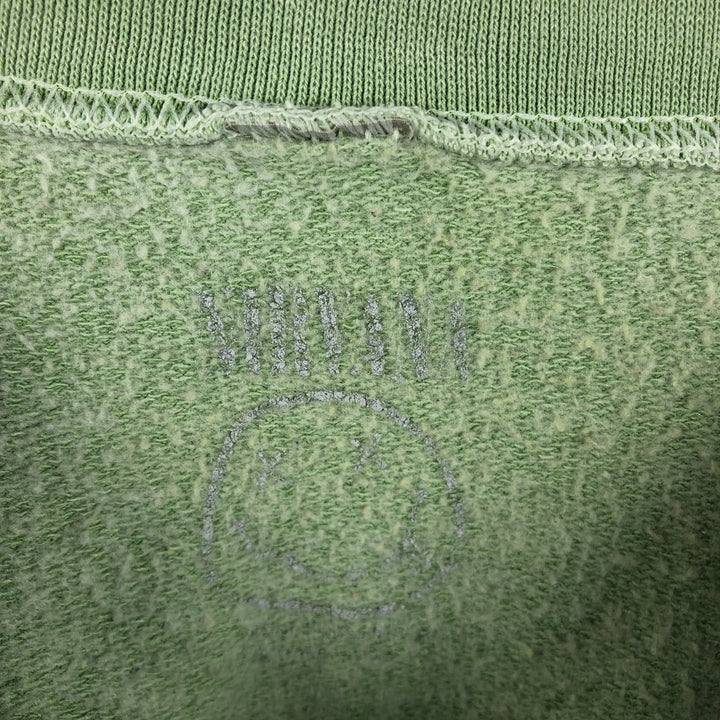 NIRVANA band sweatshirt, men's size XL unclear green type yellow green Vintage Second Hand