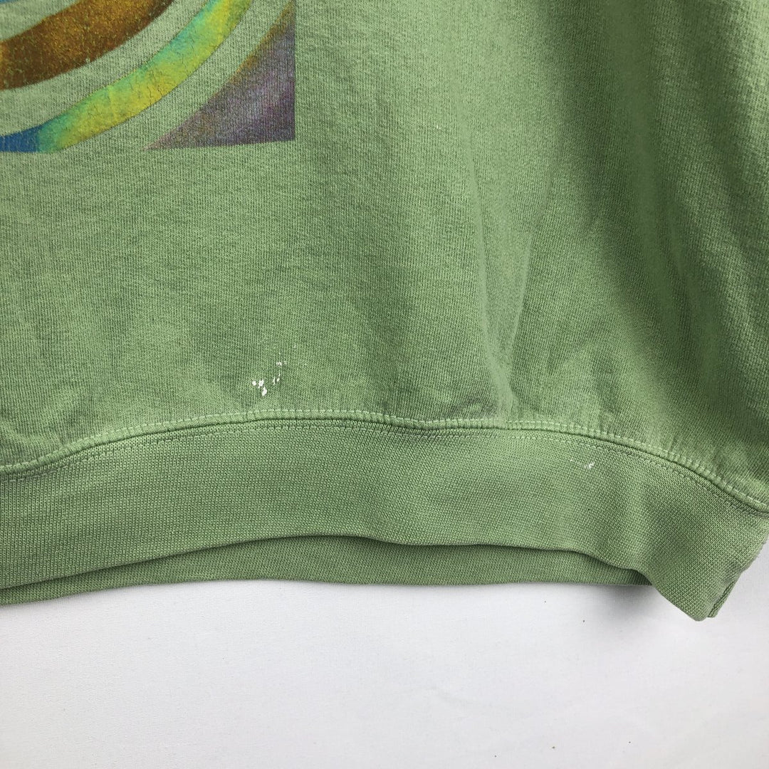 NIRVANA band sweatshirt, men's size XL unclear green type yellow green Vintage Second Hand