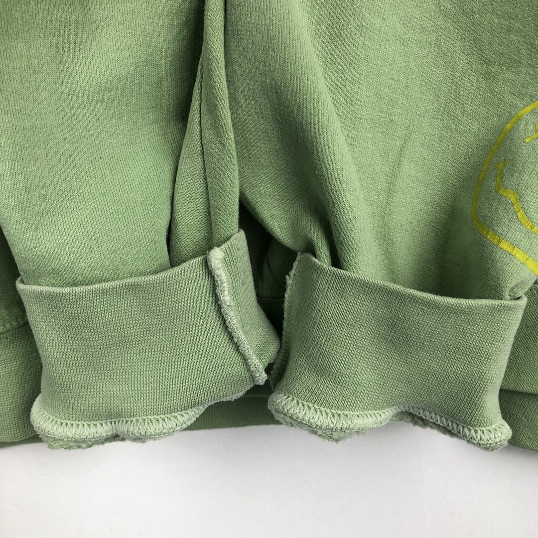 NIRVANA band sweatshirt, men's size XL unclear green type yellow green Vintage Second Hand