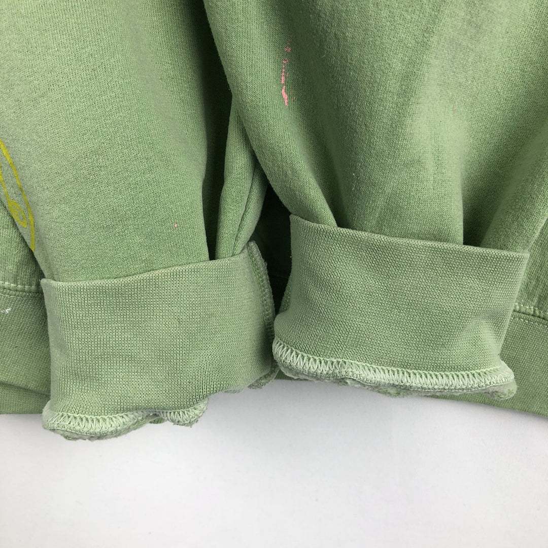 NIRVANA band sweatshirt, men's size XL unclear green type yellow green Vintage Second Hand