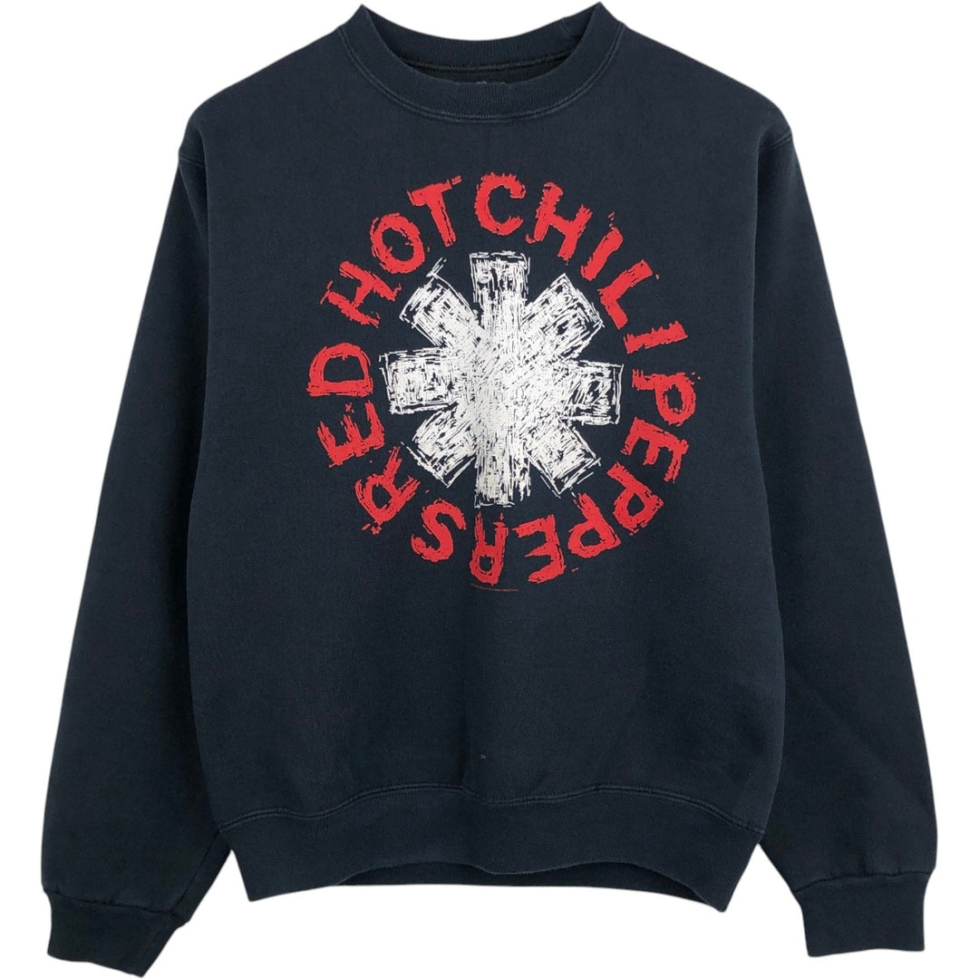 Fruit of the Loom x Red Hot Chili Peppers Band Sweatshirt (Men's Size S) cotton black type Vintage Second Hand