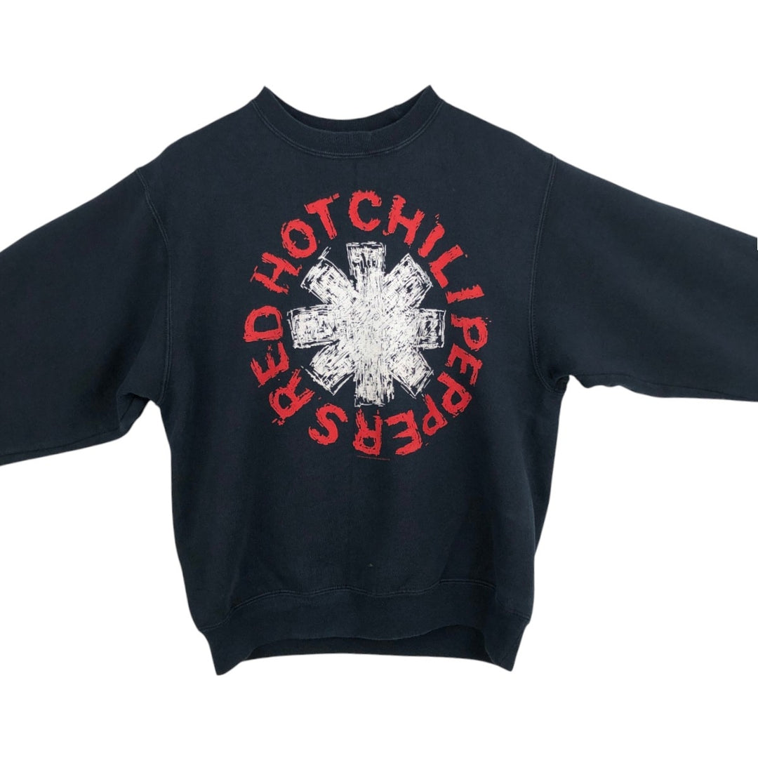 Fruit of the Loom x Red Hot Chili Peppers Band Sweatshirt (Men's Size S) cotton black type Vintage Second Hand