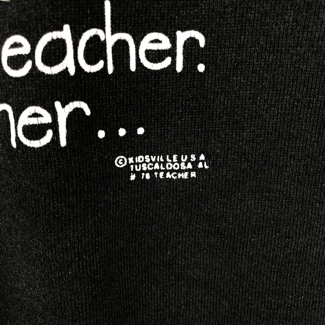 90'S ONEITA POWER-SWEATS Printed Sweatshirt Trainer Made in USA Men's Size L Vintage cotton black type Vintage Second Hand