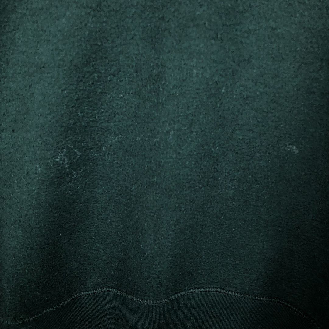 90'S Fruit of the Loom printed sweatshirt, made in the USA, men's XL size, vintage cotton green type Vintage Second Hand