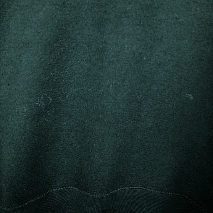 90'S Fruit of the Loom printed sweatshirt, made in the USA, men's XL size, vintage cotton green type Vintage Second Hand