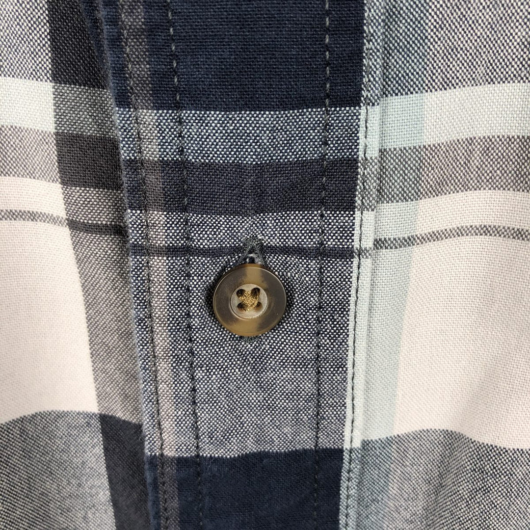 Carhartt ORIGINAL FIT long sleeve button-down work shirt, men's size L cotton white type Vintage Second Hand