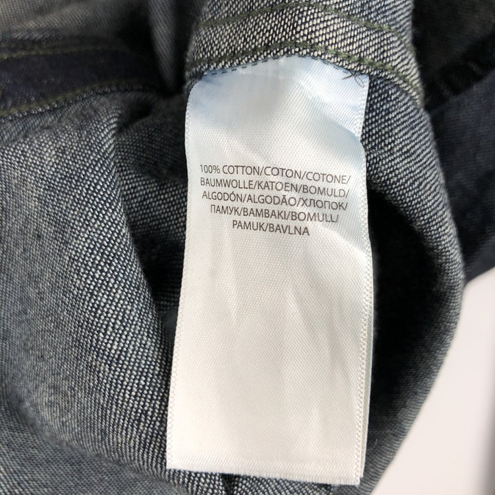 Ralph Lauren Polo RALPH LAUREN Long-Sleeve Denim Western Shirt, Men's Size S (approx.) cotton Indigo Vintage Second Hand