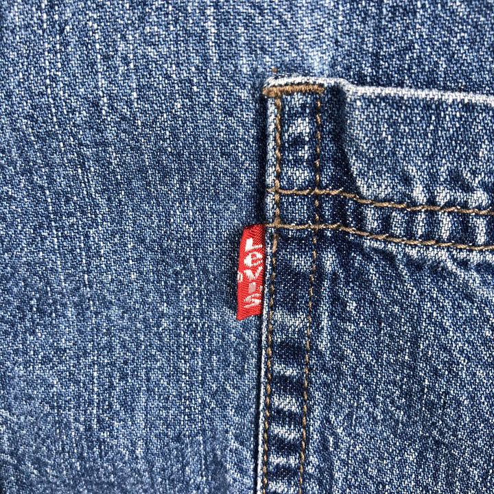 Levi's long sleeve denim shirt, men's size XL cotton blue type Vintage Second Hand