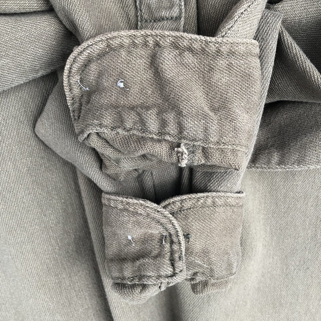 Levi's long-sleeved cotton shirt, men's size L (approx.) cotton Khaki type Vintage Second Hand