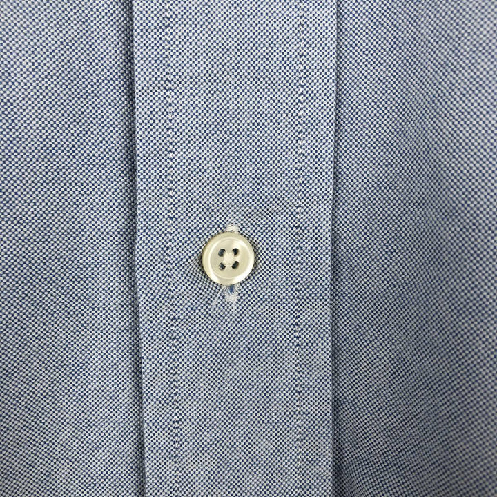 Ralph Lauren CUSTOM FIT long sleeve button down shirt, men's size L cotton Blue type light blue Vintage Second Hand