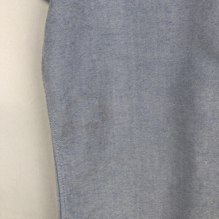 Ralph Lauren CUSTOM FIT long sleeve button down shirt, men's size L cotton Blue type light blue Vintage Second Hand