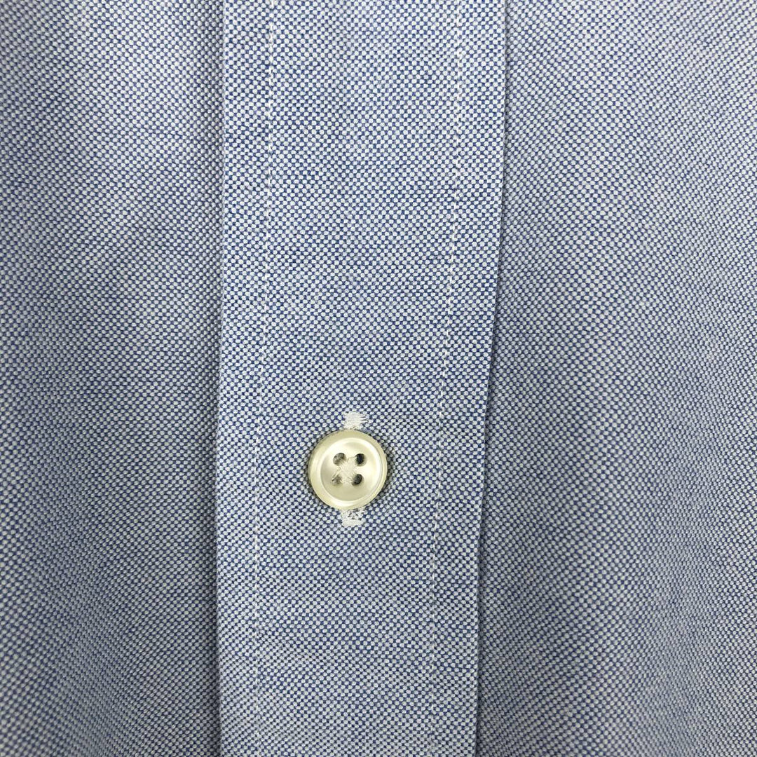 Ralph Lauren BLAKE long sleeve button down shirt, men's size L cotton Blue type light blue Vintage Second Hand