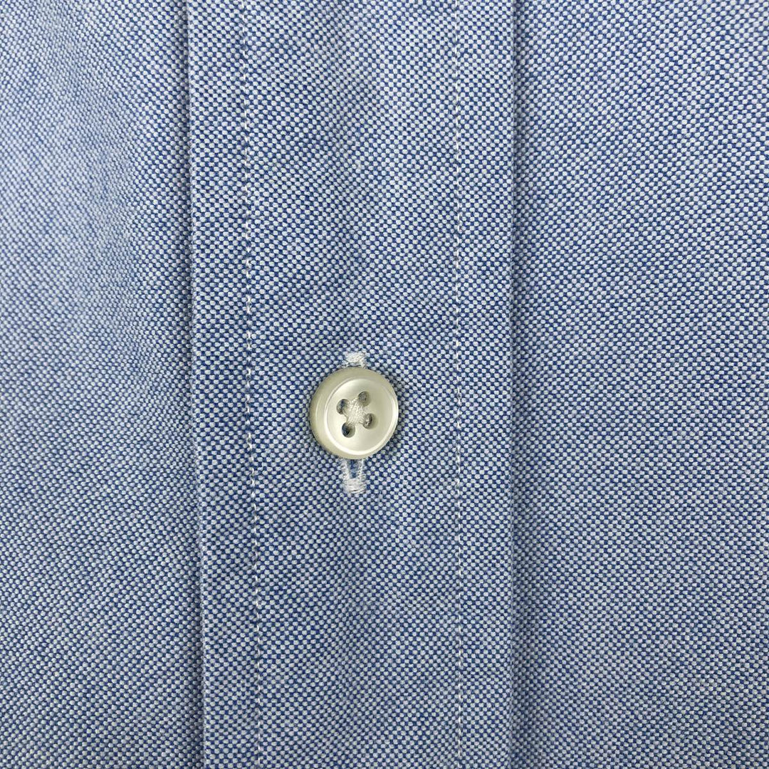 Ralph Lauren Classic Fit Long Sleeve Button Down Shirt Men's XXL cotton Blue type light blue Vintage Second Hand