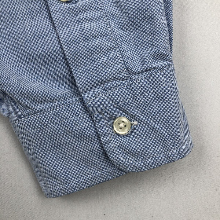Ralph Lauren Classic Fit Long Sleeve Button Down Shirt Men's XXL cotton Blue type light blue Vintage Second Hand