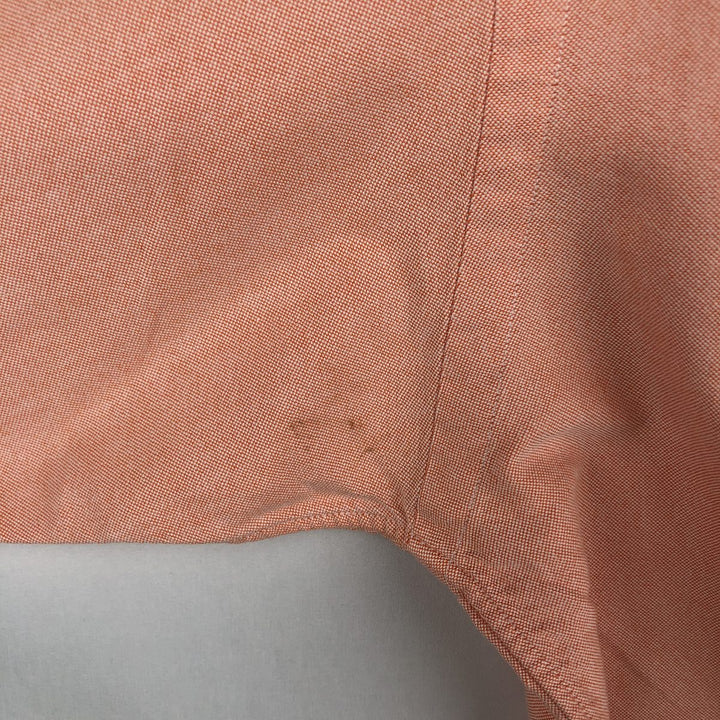 Ralph Lauren Classic Fit long sleeve button down shirt, men's size M cotton coral Vintage Second Hand