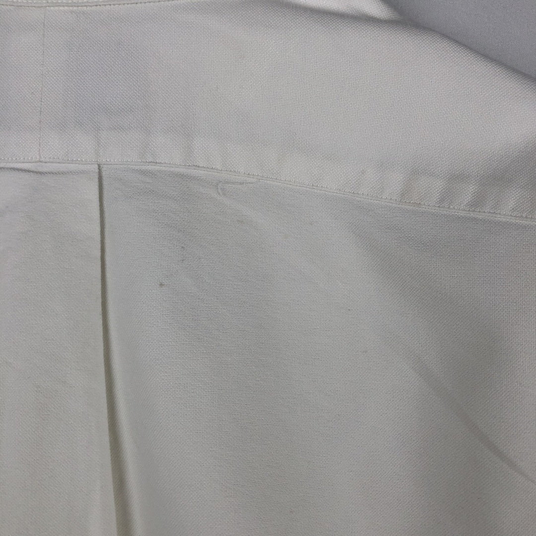 Ralph Lauren long sleeve button down shirt, men's size L cotton white type Vintage Second Hand