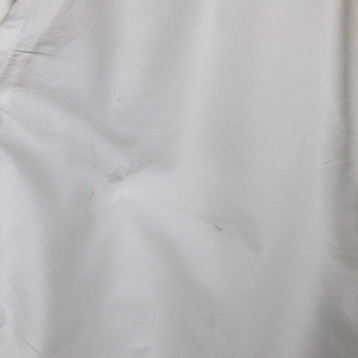 Ralph Lauren long sleeve button down shirt, men's size L cotton white type Vintage Second Hand