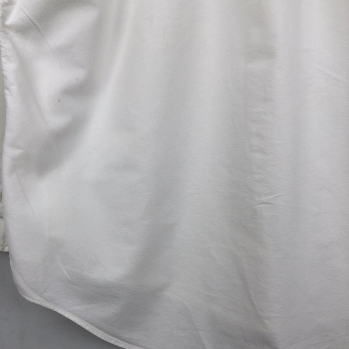 Ralph Lauren long sleeve button down shirt, men's size L cotton white type Vintage Second Hand