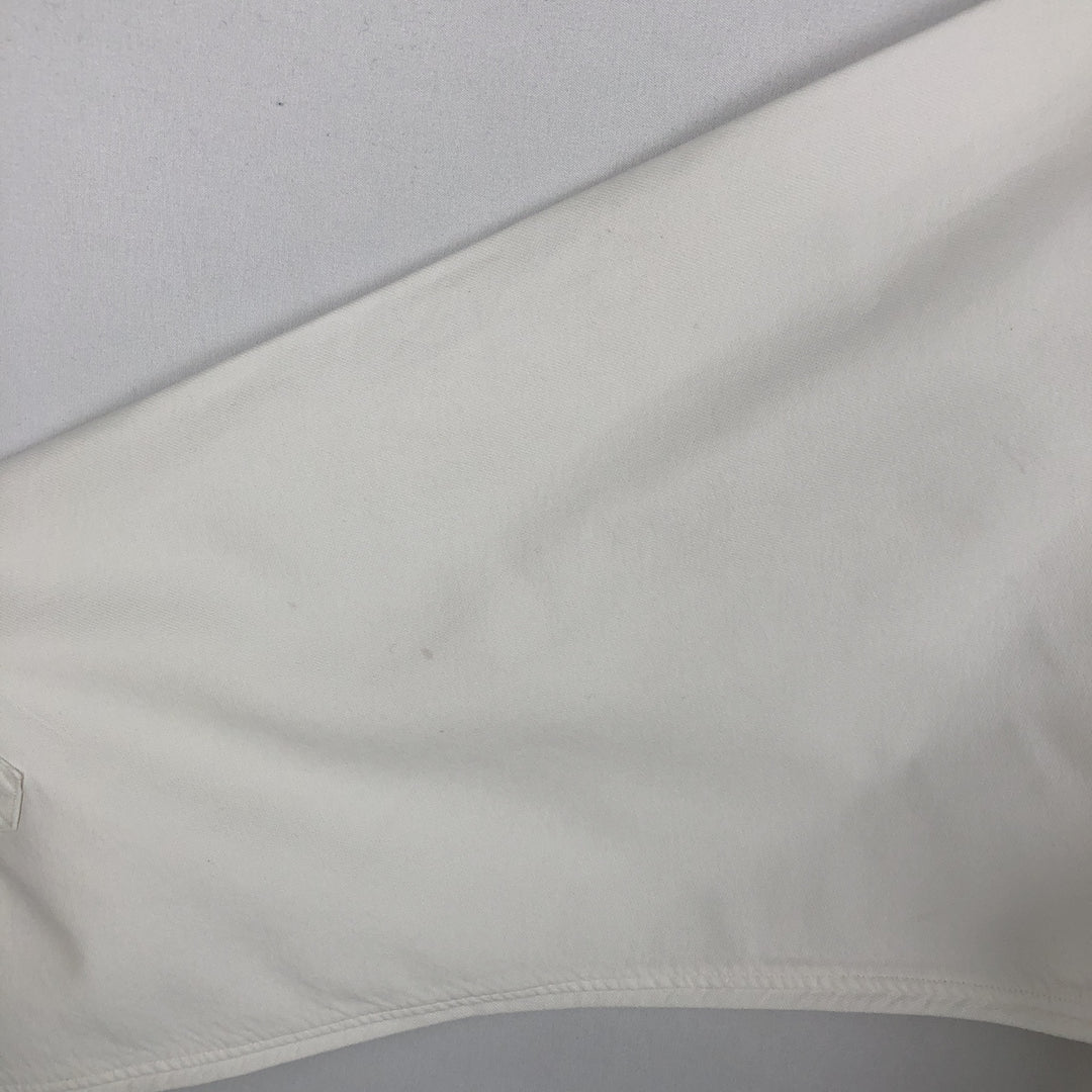 Ralph Lauren long sleeve button down shirt, men's size L cotton white type Vintage Second Hand