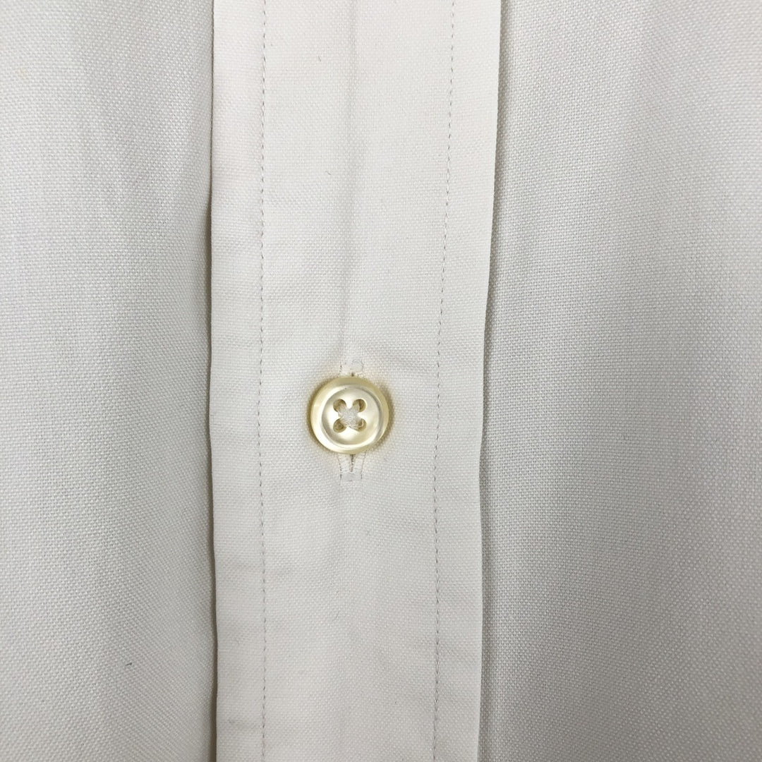 Ralph Lauren Classic Fit Long Sleeve Button Down Shirt Men's XL cotton pale white type Vintage Second Hand