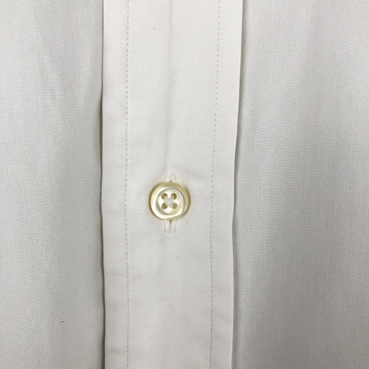 Ralph Lauren Classic Fit Long Sleeve Button Down Shirt Men's XL cotton pale white type Vintage Second Hand