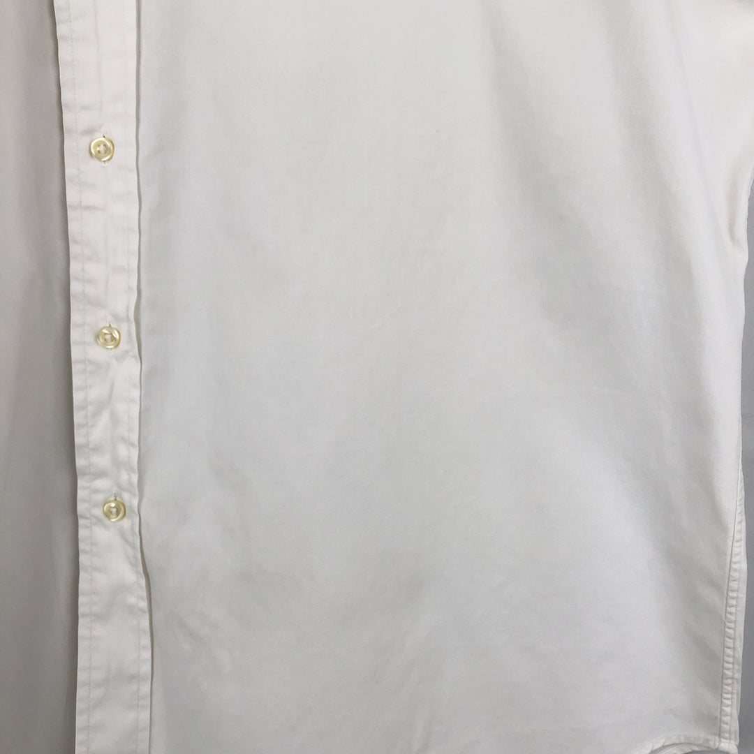 Ralph Lauren Classic Fit Long Sleeve Button Down Shirt Men's XL cotton pale white type Vintage Second Hand