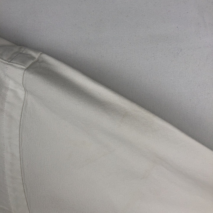 Ralph Lauren POLO RALPH LAUREN CLASSIC FIT long-sleeved button-down shirt, men's size L unclear white type Vintage Second Hand