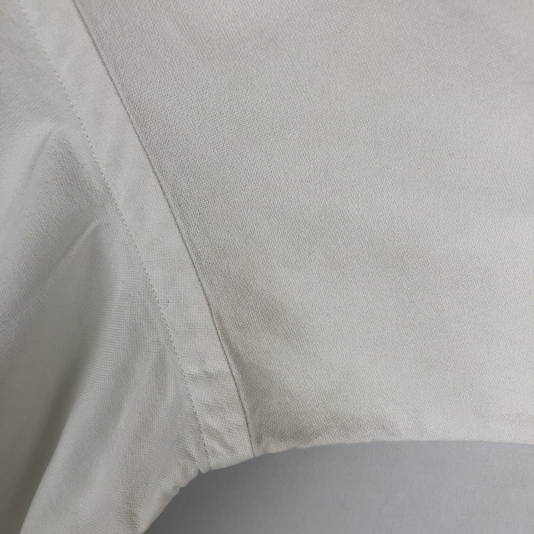 Ralph Lauren POLO RALPH LAUREN CLASSIC FIT long-sleeved button-down shirt, men's size L unclear white type Vintage Second Hand