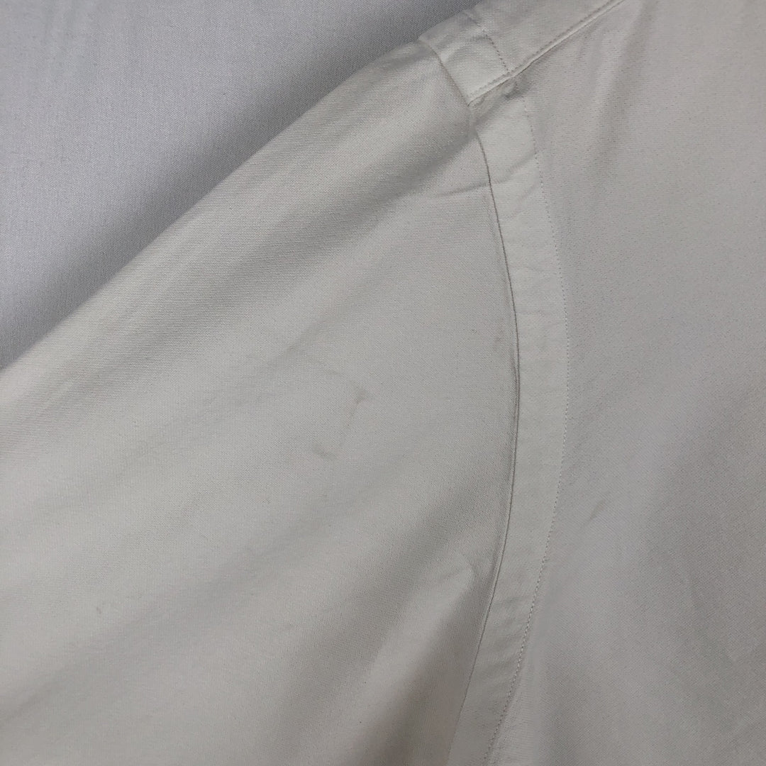 Ralph Lauren POLO RALPH LAUREN CLASSIC FIT long-sleeved button-down shirt, men's size L unclear white type Vintage Second Hand