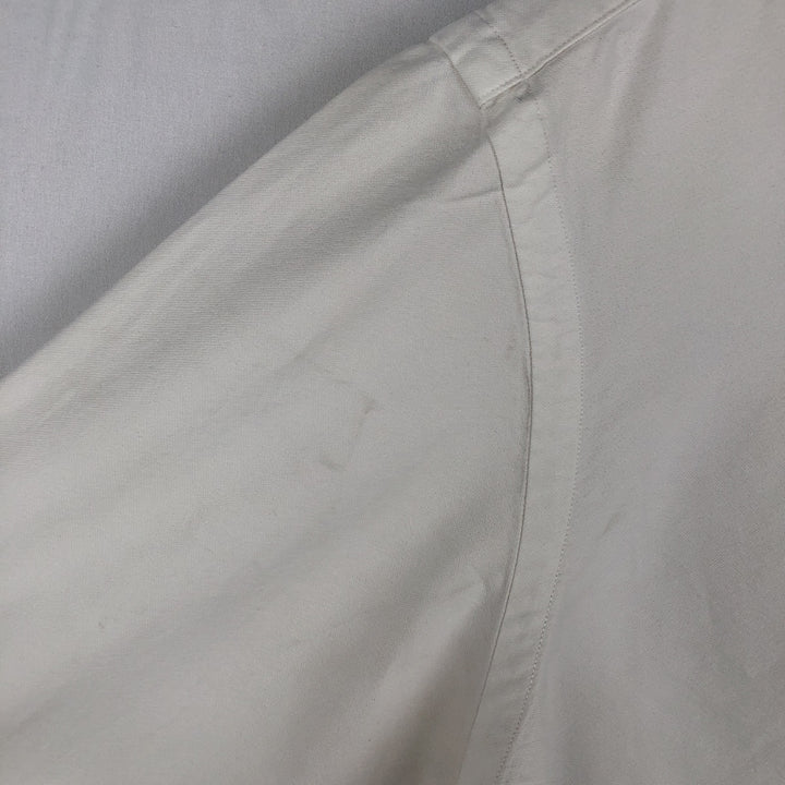Ralph Lauren POLO RALPH LAUREN CLASSIC FIT long-sleeved button-down shirt, men's size L unclear white type Vintage Second Hand