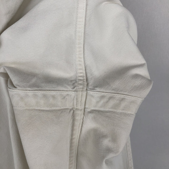 Ralph Lauren POLO RALPH LAUREN CLASSIC FIT long-sleeved button-down shirt, men's size L unclear white type Vintage Second Hand