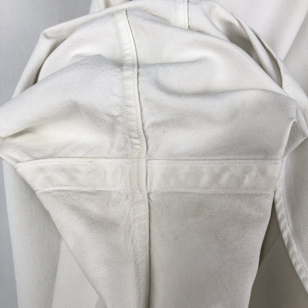 Ralph Lauren POLO RALPH LAUREN CLASSIC FIT long-sleeved button-down shirt, men's size L unclear white type Vintage Second Hand