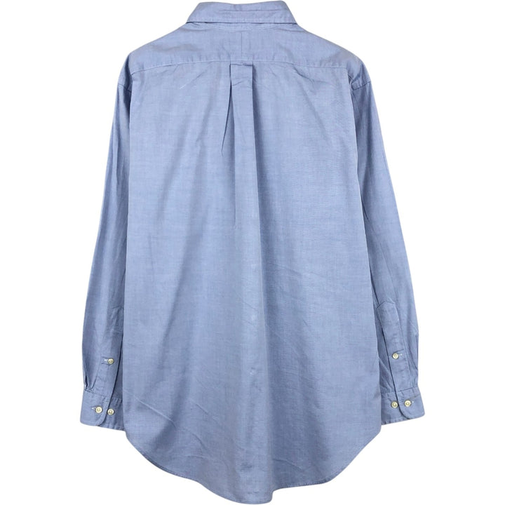Ralph Lauren Classic Fit Long Sleeve Button Down Shirt, Men's Size L cotton Blue type light blue Vintage Second Hand