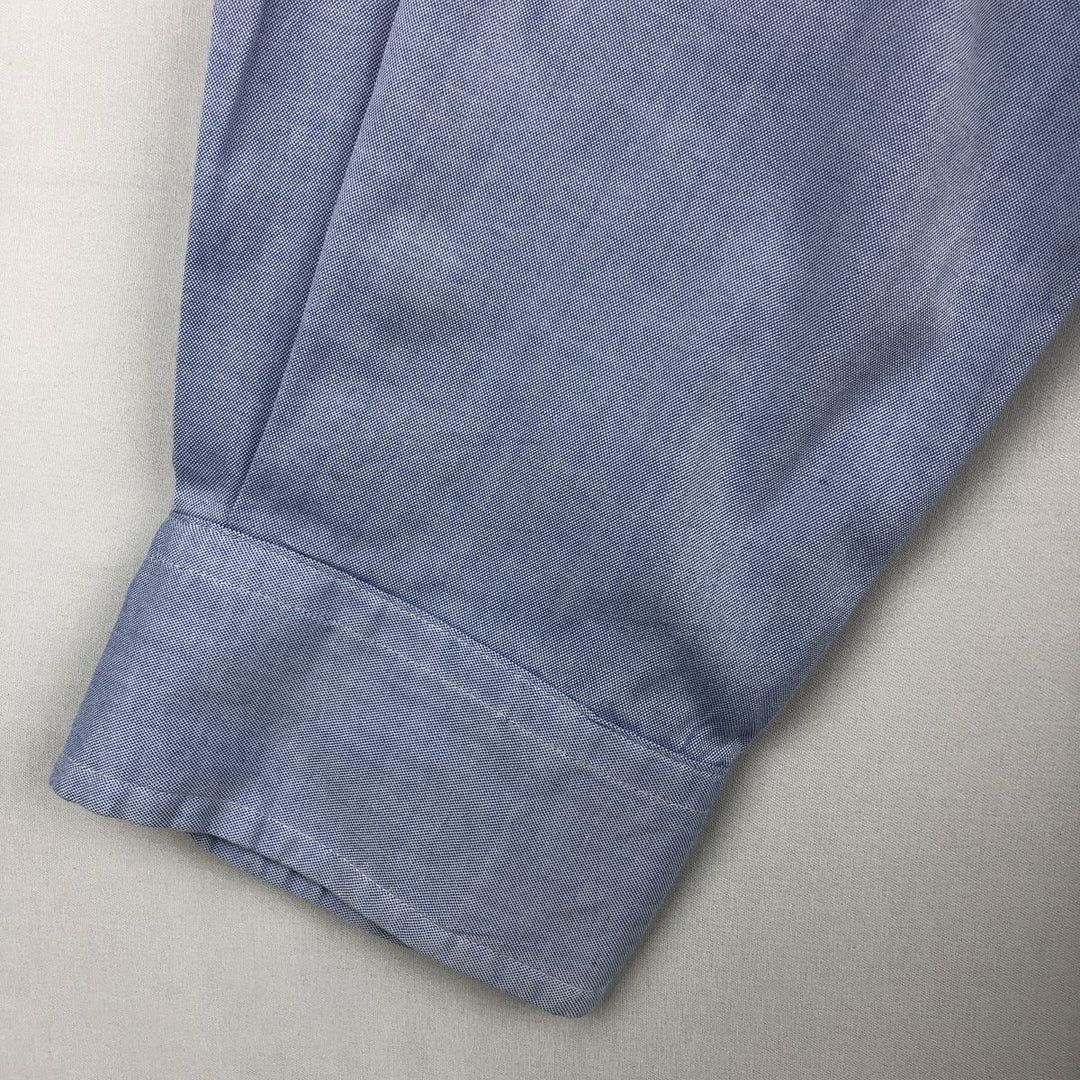 Ralph Lauren Classic Fit Long Sleeve Button Down Shirt, Men's Size L cotton Blue type light blue Vintage Second Hand
