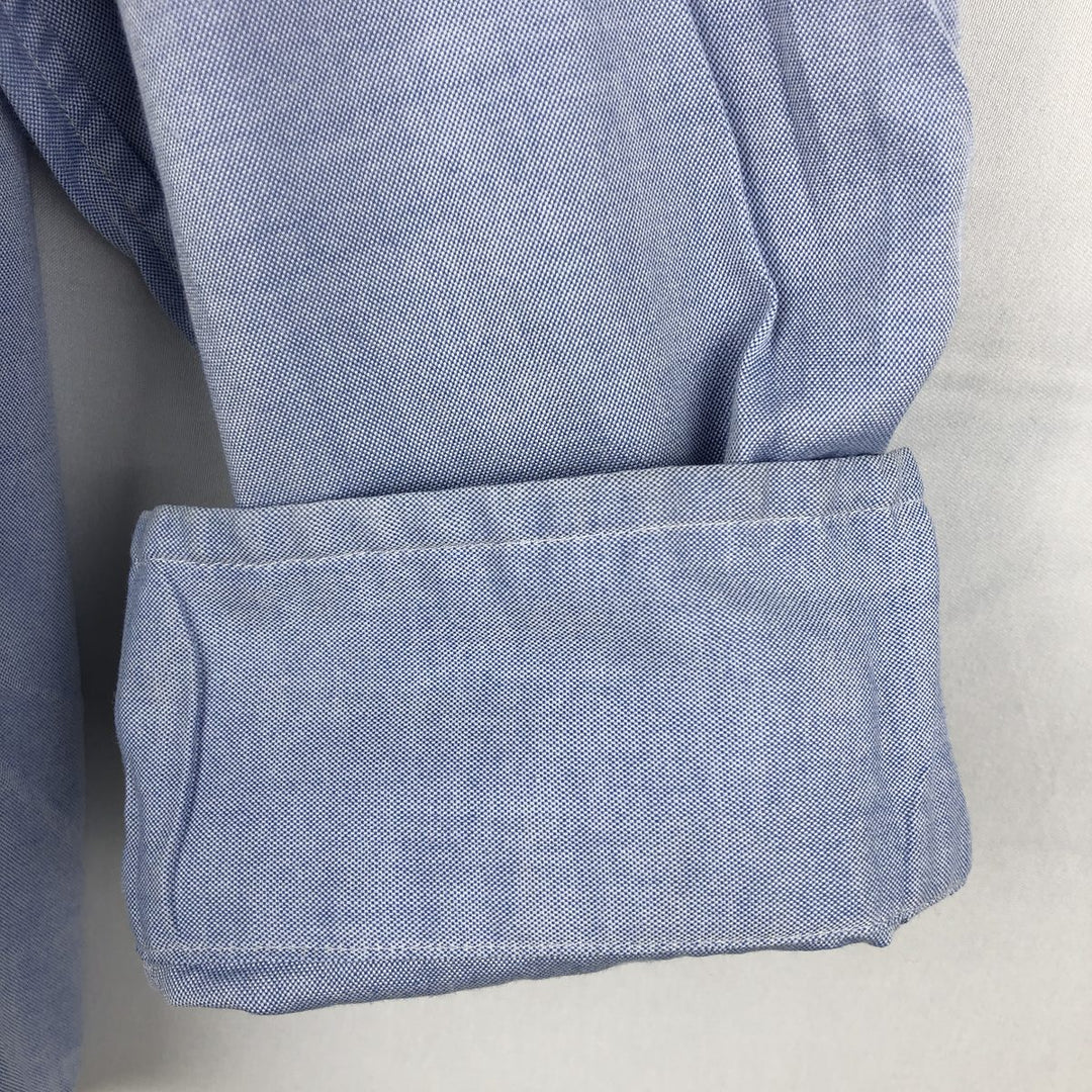 Ralph Lauren Classic Fit Long Sleeve Button Down Shirt, Men's Size L cotton Blue type light blue Vintage Second Hand