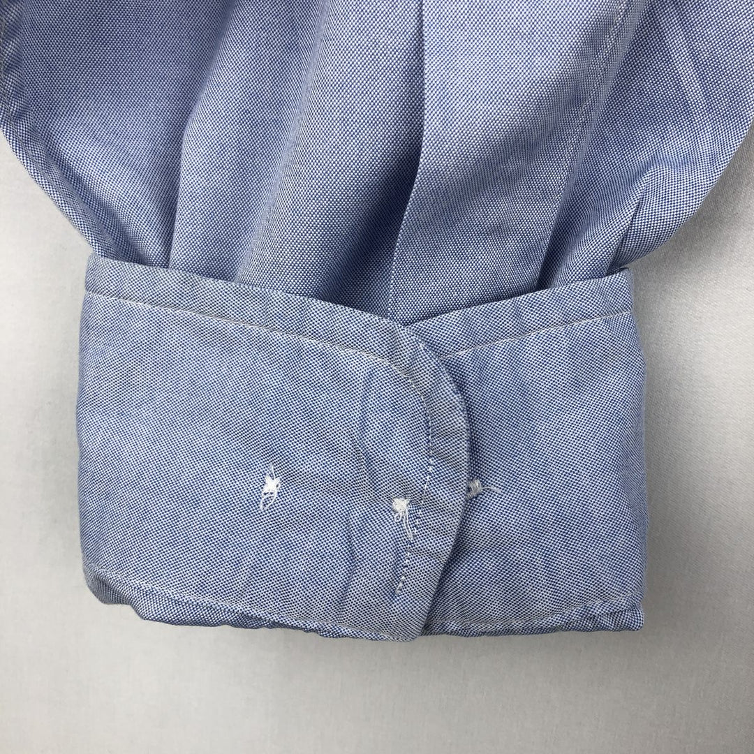 Ralph Lauren Classic Fit Long Sleeve Button Down Shirt, Men's Size L cotton Blue type light blue Vintage Second Hand