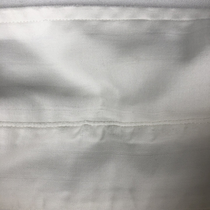 Ralph Lauren ESTATE Long-Sleeve Wide-Collar Cotton Shirt, Men's Size L (approx.) cotton white type Vintage Second Hand
