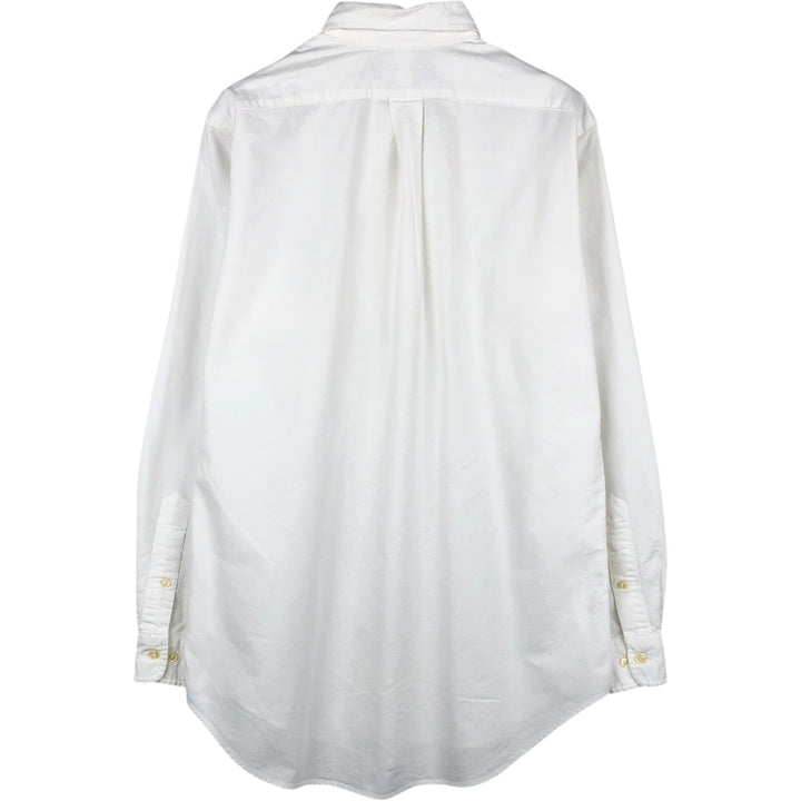Ralph Lauren Classic Fit long sleeve button down shirt, men's size M cotton white type Vintage Second Hand