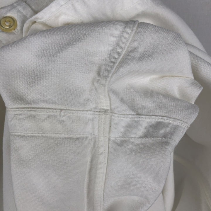 Ralph Lauren Classic Fit long sleeve button down shirt, men's size M cotton white type Vintage Second Hand
