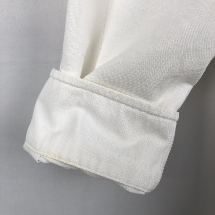 Ralph Lauren Classic Fit long sleeve button down shirt, men's size M cotton white type Vintage Second Hand