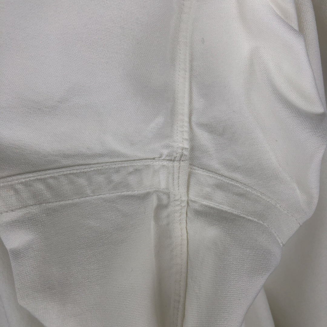 Ralph Lauren long sleeve button down shirt, men's size L cotton white type Vintage Second Hand